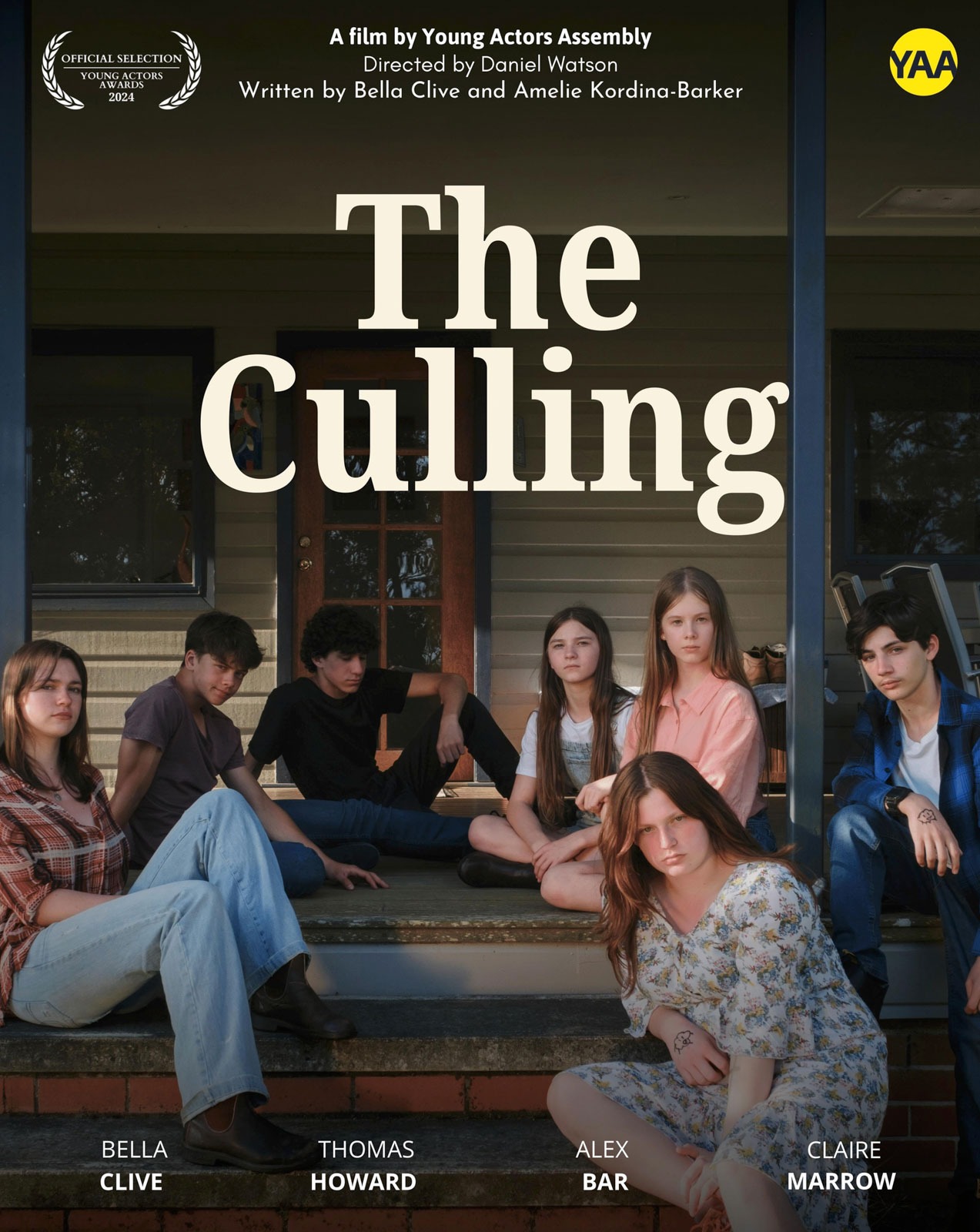 Amelie Kordina-Barker, Film Director Poster for short film The Culling