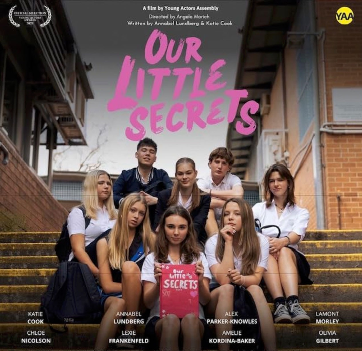Amelie Kordina-Barker, Film Director Poster for short film Our Little Secrets