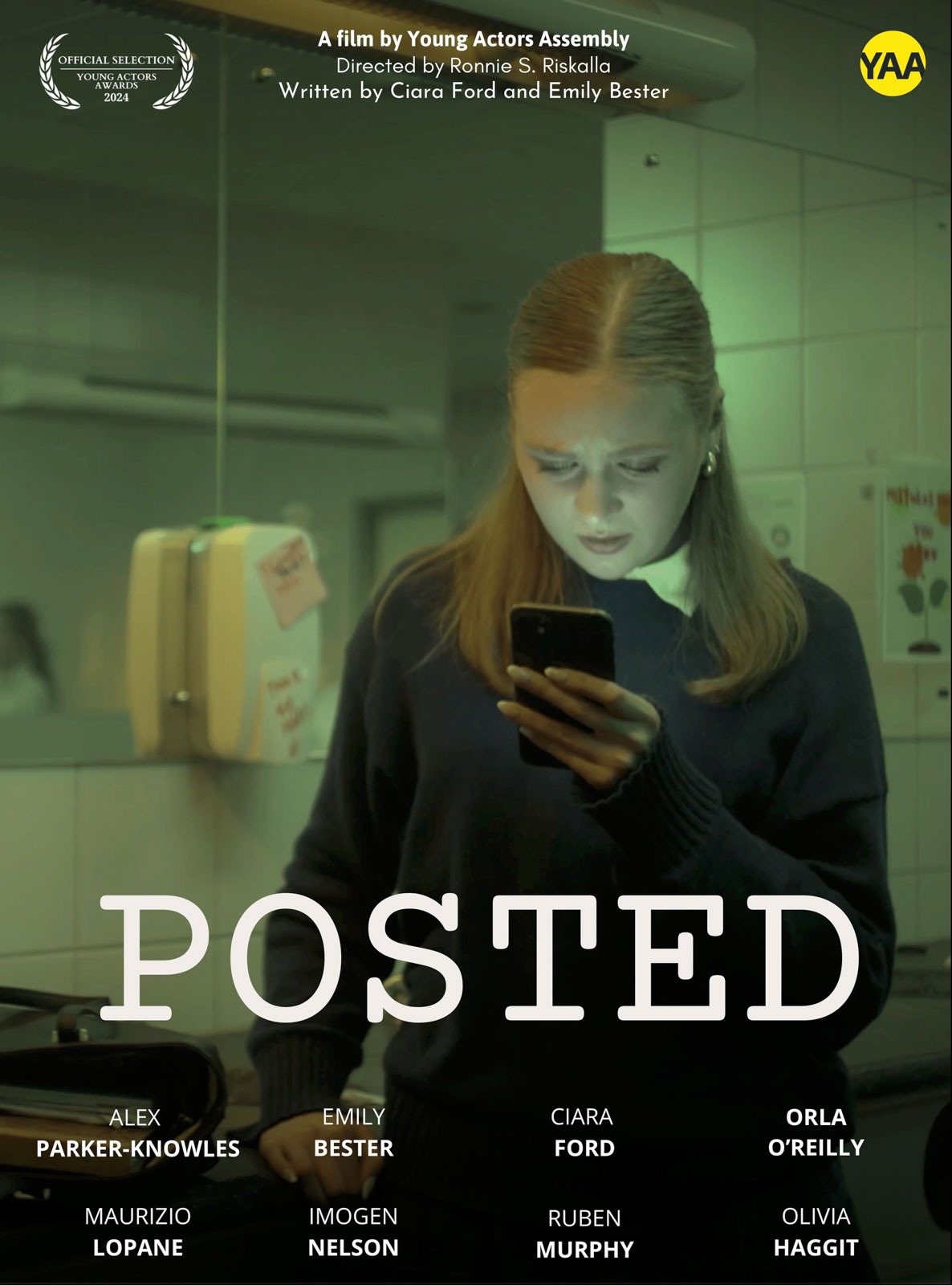 Amelie Kordina-Barker, Film Director Short film posted called Posted